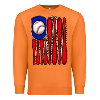 Carrot leopard baseball flag Premium Sweatshirt - JahusDesignShop