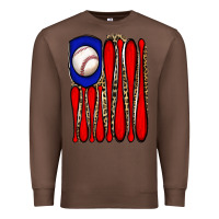 Chestnut leopard baseball flag Premium Sweatshirt - JahusDesignShop