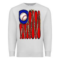 Dove Grey leopard baseball flag Premium Sweatshirt - JahusDesignShop