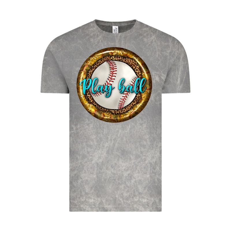 Baseball With Sunflower Round Earrings Vintage Tee by BundleAndBundleShop | Teevron