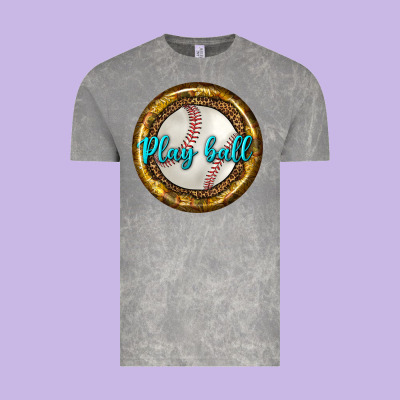 Baseball With Sunflower Round Earrings Vintage Tee Designed By Bundleandbundleshop