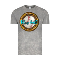 Cloud Rock baseball with sunflower round earrings Vintage Tee - BundleAndBundleShop