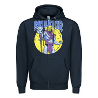 Navy skeletor Zipper Hoodie - baoMotion