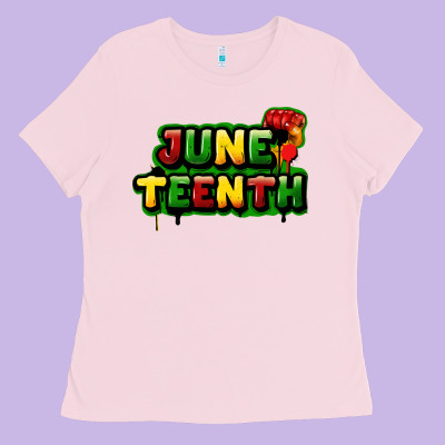 Juneteenth Ladies Tee Designed By Fadigitalartstudio