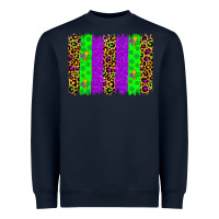 Navy mardi gras brush stoke Heavyweight Sweatshirt - JahusDesignShop