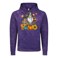 Cloud Purple Happy Fall Vintage Hoodie - CowhideDigitalArt