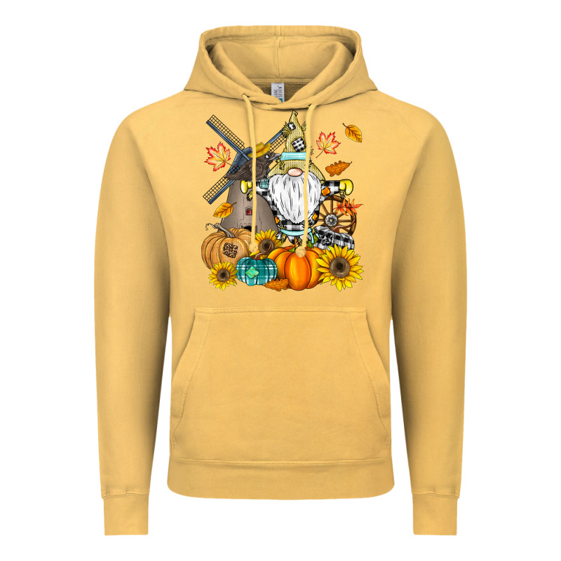 Happy Fall Vintage Hoodie by CowhideDigitalArt | Teevron