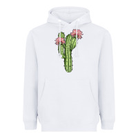 White cactus 4 Heavyweight Hoodie - JahusDesignShop