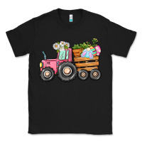 Black Easter bunny tractor Classic Tee - CowGirlArtShop