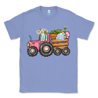 Colony Blue Easter bunny tractor Classic Tee - CowGirlArtShop