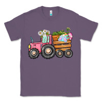 Lavender Easter bunny tractor Classic Tee - CowGirlArtShop