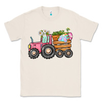Natural Easter bunny tractor Classic Tee - CowGirlArtShop