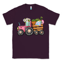 Plum Easter bunny tractor Classic Tee - CowGirlArtShop