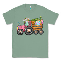 Sage Easter bunny tractor Classic Tee - CowGirlArtShop