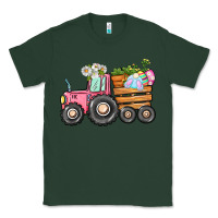Sports Green Easter bunny tractor Classic Tee - CowGirlArtShop