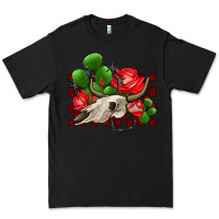 Black bullskull rose and cactus olivia Premium Tee - OliviaCreatesArt