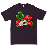 Plum bullskull rose and cactus olivia Premium Tee - OliviaCreatesArt