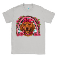 Moon Dust dachshund puppy floral rainbow Classic Tee - Artiststas