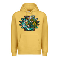 Antique Gold aztec moon Premium Hoodie - SublimationCraftShop