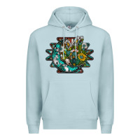 Blue Mist aztec moon Premium Hoodie - SublimationCraftShop