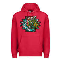 Cardinal aztec moon Premium Hoodie - SublimationCraftShop