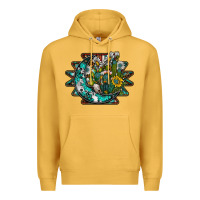Mustard aztec moon Premium Hoodie - SublimationCraftShop