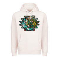 Pale Pink aztec moon Premium Hoodie - SublimationCraftShop