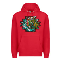 Red aztec moon Premium Hoodie - SublimationCraftShop