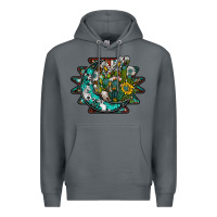 Rock aztec moon Premium Hoodie - SublimationCraftShop