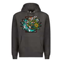 Smoke aztec moon Premium Hoodie - SublimationCraftShop