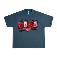 Midnight Navy Xoxo Love Urban Heavy Tee - FaDigitalArtStudio