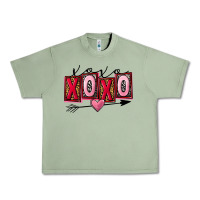 Oil Green Xoxo Love Urban Heavy Tee - FaDigitalArtStudio