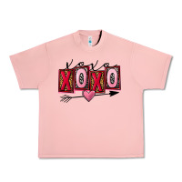 Salmon Xoxo Love Urban Heavy Tee - FaDigitalArtStudio