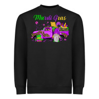 Black mardi gras truck gnome Heavyweight Sweatshirt - JahusDesignShop
