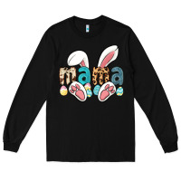 Black mama easter Long Sleeve Tee - LillyAllenDesigns