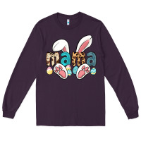 Plum mama easter Long Sleeve Tee - LillyAllenDesigns