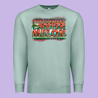 İf You Drink Don't Drive Do The Watermelon Crawl Premium Sweatshirt Designed By Jahusdesignshop