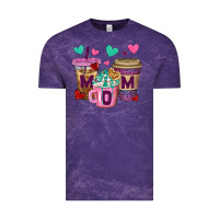 Cloud Purple Western Mom Coffee Cups Vintage Tee - BundleAndBundleShop