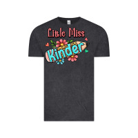 Vintage Black little miss kindergarten Vintage Tee - RanaPortraitStore