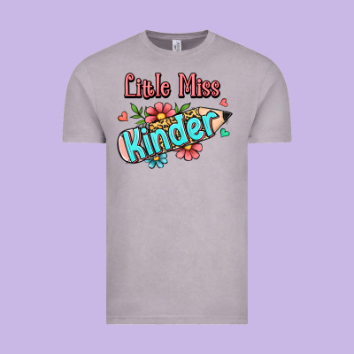 Little Miss Kindergarten Vintage Tee Designed By Ranaportraitstore