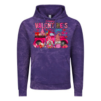 Cloud Purple Happy Valentines Day Vintage Hoodie - CowhideDigitalArt