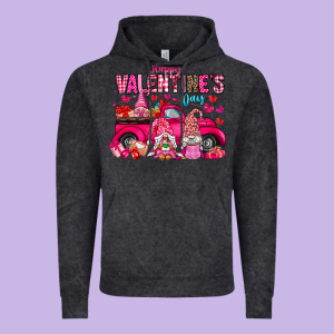 Happy Valentines Day Vintage Hoodie Designed By Cowhidedigitalart