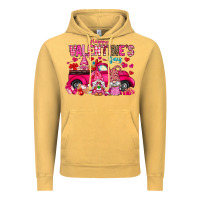 Vintage Mustard Happy Valentines Day Vintage Hoodie - CowhideDigitalArt