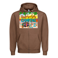 Chestnut summer camping Zipper Hoodie - JahusDesignShop