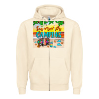 Sandshell summer camping Zipper Hoodie - JahusDesignShop