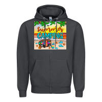 Smoke summer camping Zipper Hoodie - JahusDesignShop