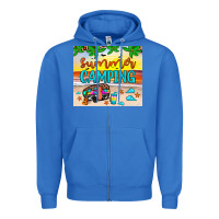 True Royal summer camping Zipper Hoodie - JahusDesignShop