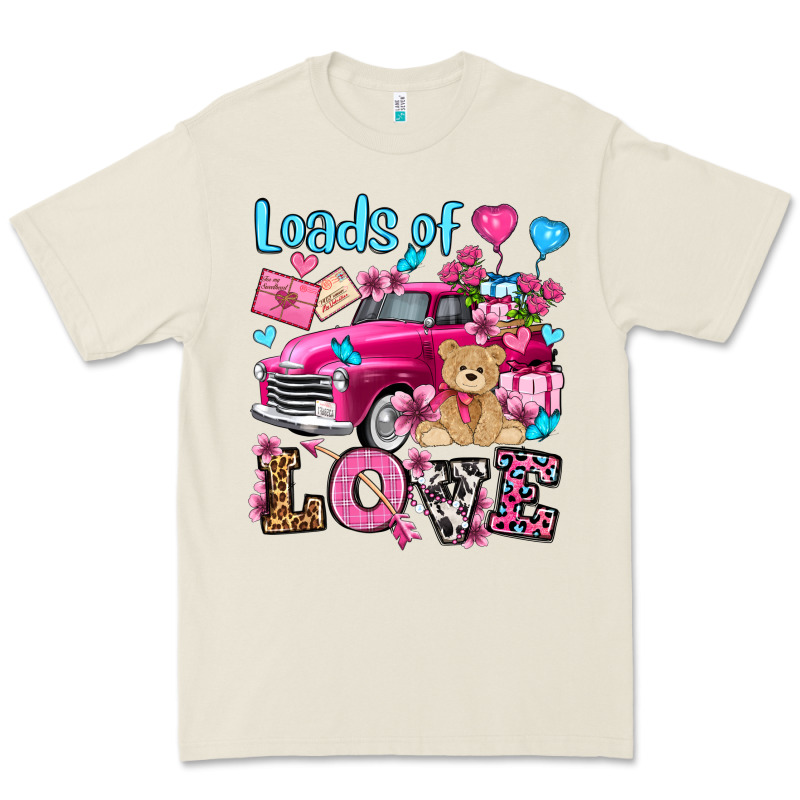Loads Of Love Valentine's Day Olivia Premium Tee by OliviaCreatesArt | Teevron
