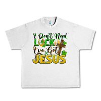 Lunar Rock i don't need luck i've got jesus Urban Heavy Tee - FaDigitalArtStudio