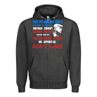 Charcoal Heather criminal dirtbag anti trump Zipper Hoodie - baoMotion